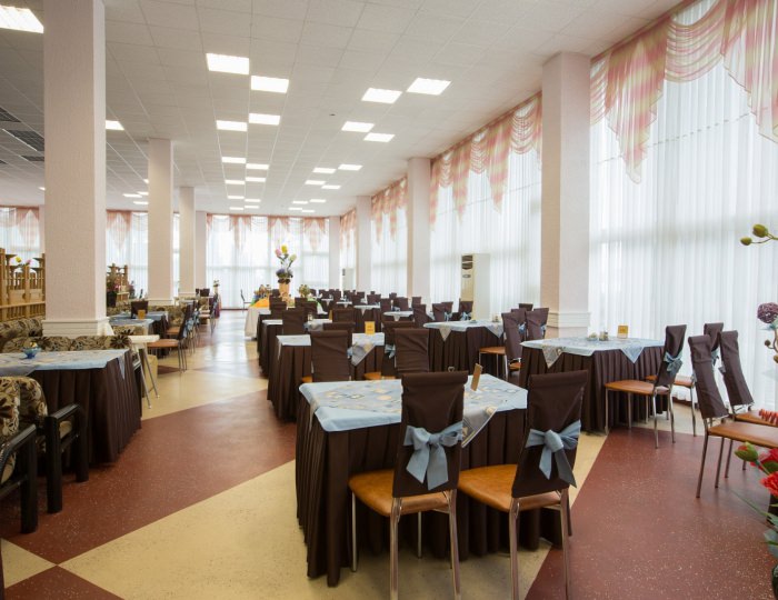 Залы питания - Пансионат «Фрегат»
